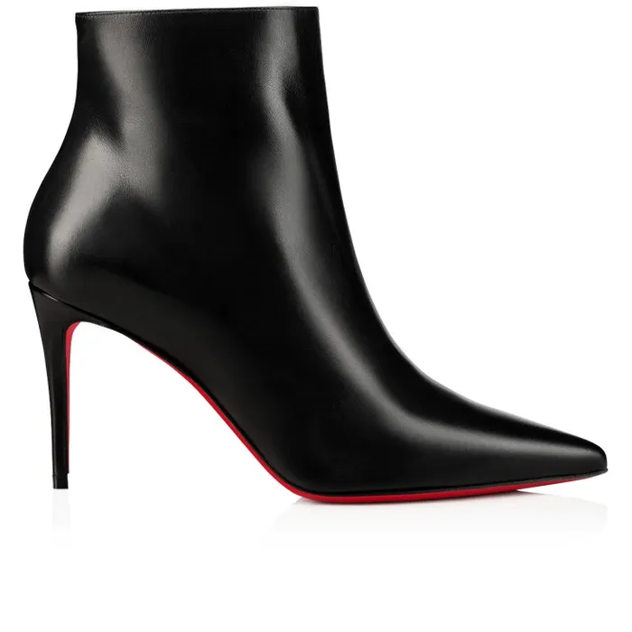 Women So Kate Booty 85 Mm Low Boots 8211 Calf Leather 8211 Black Christian Louboutin Boots