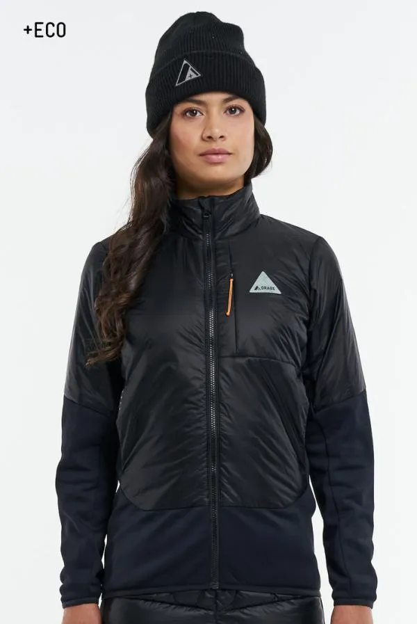 Women Stella Hybrid LayeringBlack Orage Mid Layers