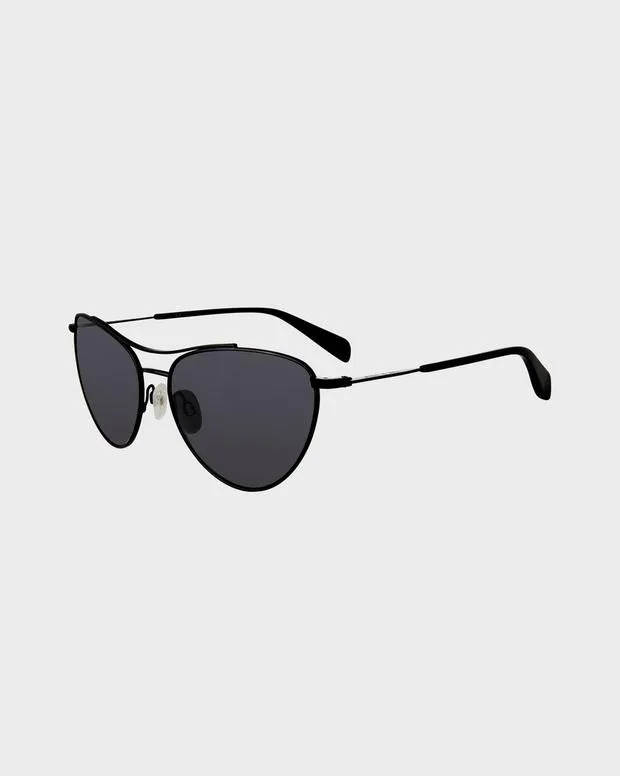 Women Sunglasses Rag and Bone Clare Matte Black