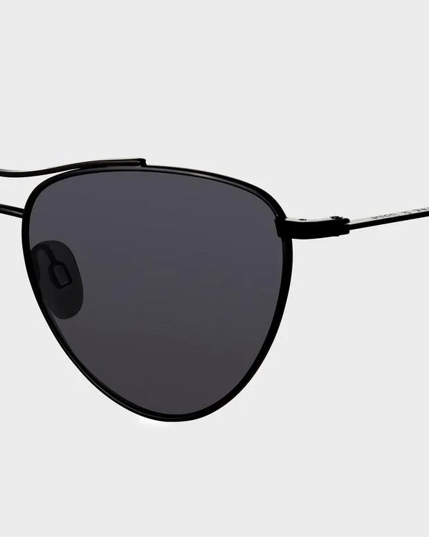 Women Sunglasses Rag and Bone Clare Matte Black