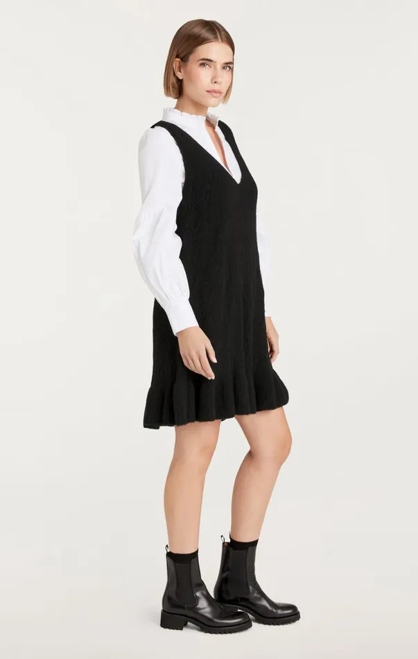 Women Sweaters and Knits Cinq Sept Greysen Dress Blackwhite