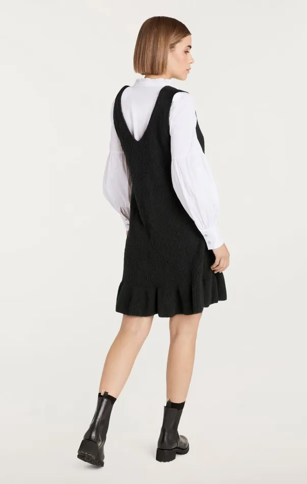 Women Sweaters and Knits Cinq Sept Greysen Dress Blackwhite