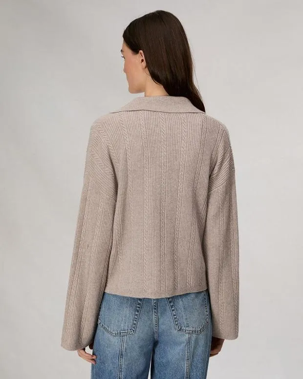 Women Sweaters and Sweatshirts Rag and Bone Maud Cashmere Cardigan Oatmeal