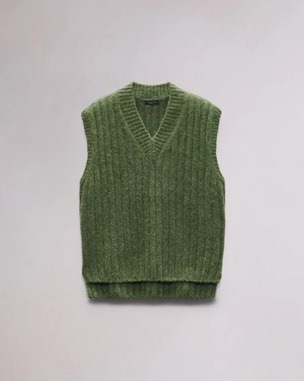 Women Sweaters and Sweatshirts Rag and Bone Stassi Sweater Vest Green