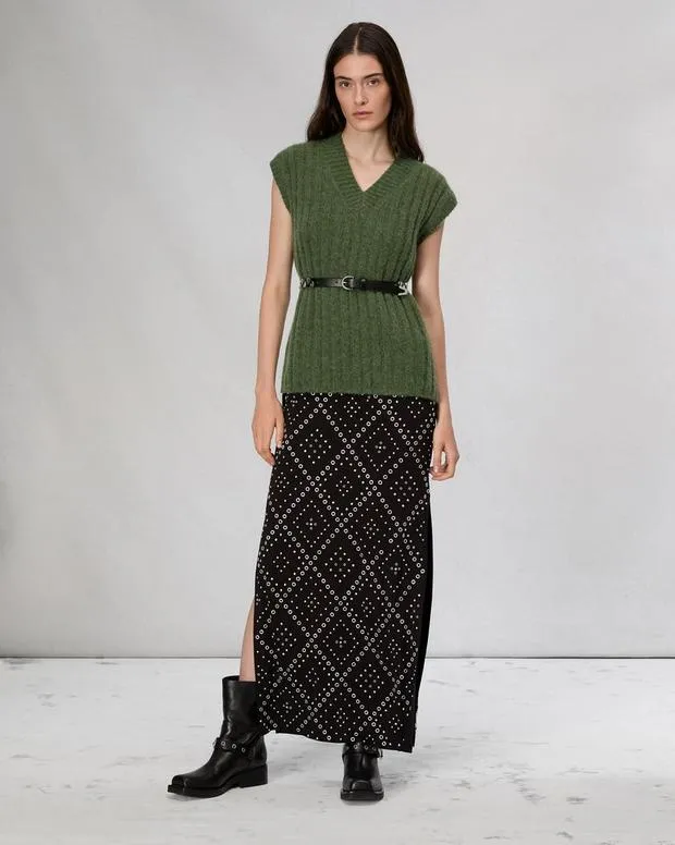 Women Sweaters and Sweatshirts Rag and Bone Stassi Sweater Vest Green