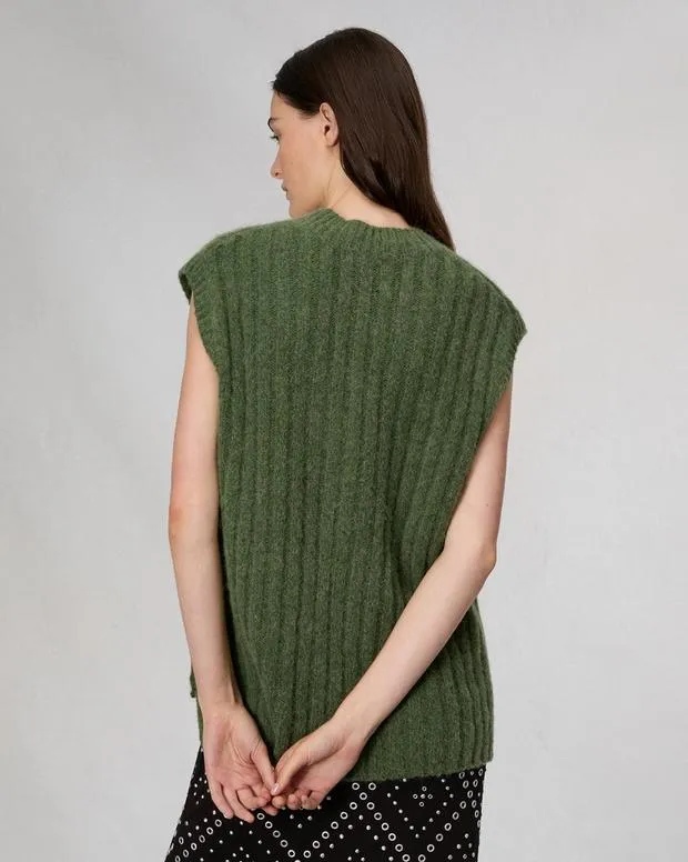 Women Sweaters and Sweatshirts Rag and Bone Stassi Sweater Vest Green