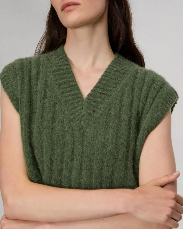 Women Sweaters and Sweatshirts Rag and Bone Stassi Sweater Vest Green