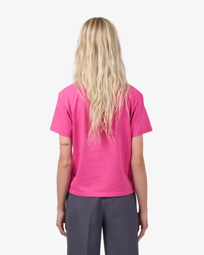 Women TShirts Colorfulstandard Organic Boxy Crop Tee 8211 Petrol Blue