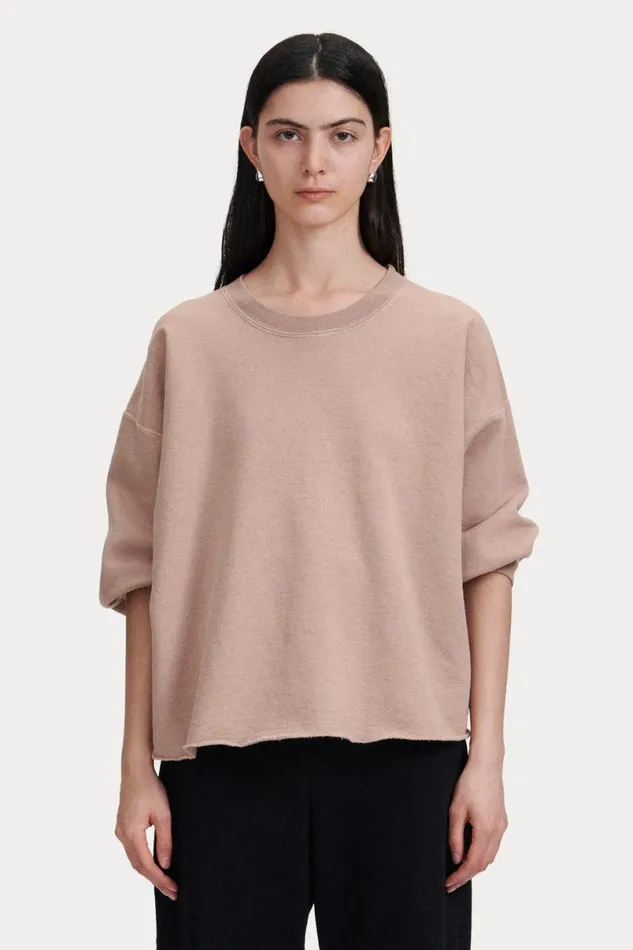Women Tshirts Sweatshirts Rachel Comey Fond Sweatshirt Hazelnut