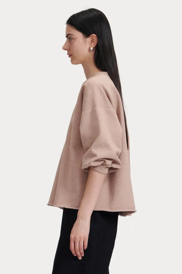 Women Tshirts Sweatshirts Rachel Comey Fond Sweatshirt Hazelnut