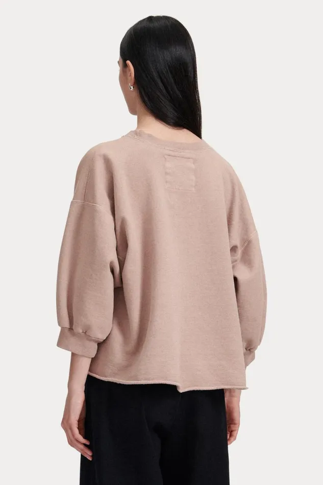 Women Tshirts Sweatshirts Rachel Comey Fond Sweatshirt Hazelnut