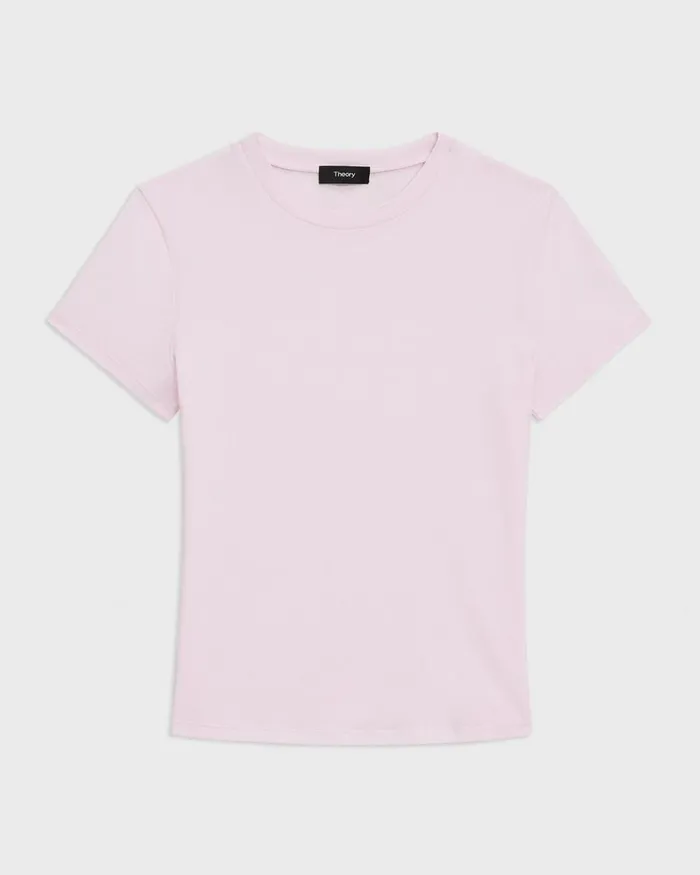 Women TShirts Tank Tops Theory Tiny Tee In Organic Cotton Bloom