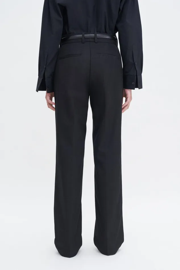 Women Tailored Cotton Trousers Black Filippa K Trousers