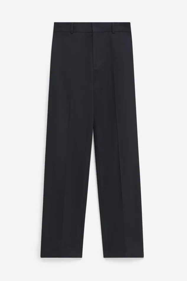 Women Tailored Cotton Trousers Black Filippa K Trousers
