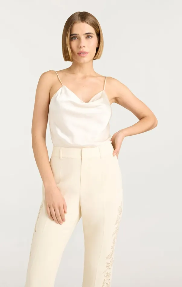 Women Tank Tops and Camisoles Cinq Sept Marta Cami Gardenia