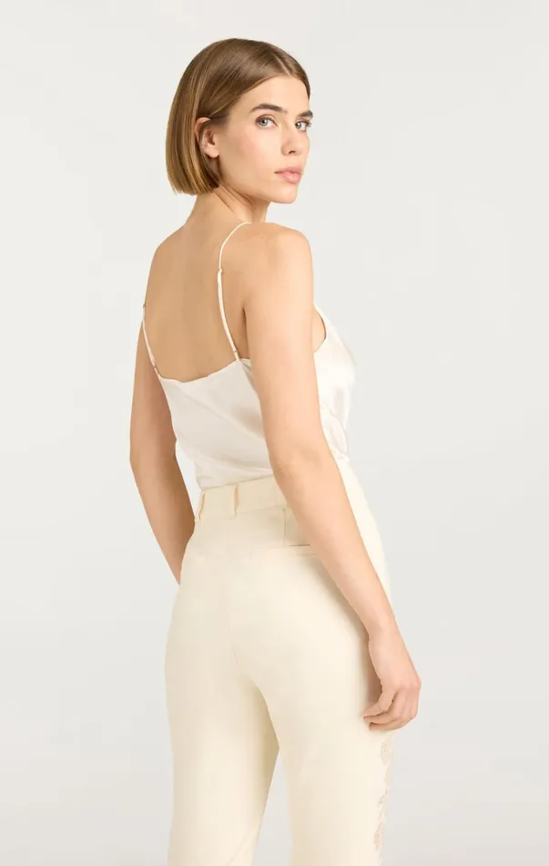 Women Tank Tops and Camisoles Cinq Sept Marta Cami Gardenia