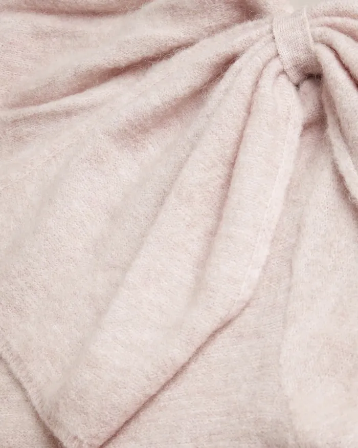 Women TEEBOW 8211 Bow Embellished Wool Top Pale Pink Ted Baker Tops and Blouses Women TEEBOW 8211 Bow Embellished Wool Top Pale Pink Ted Baker Tops and Blouses