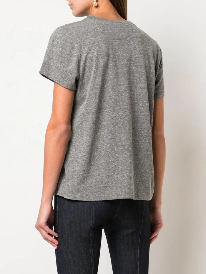 Women Tees and Pullovers Cinq Sept Vote Please Tee Heather Greywhite