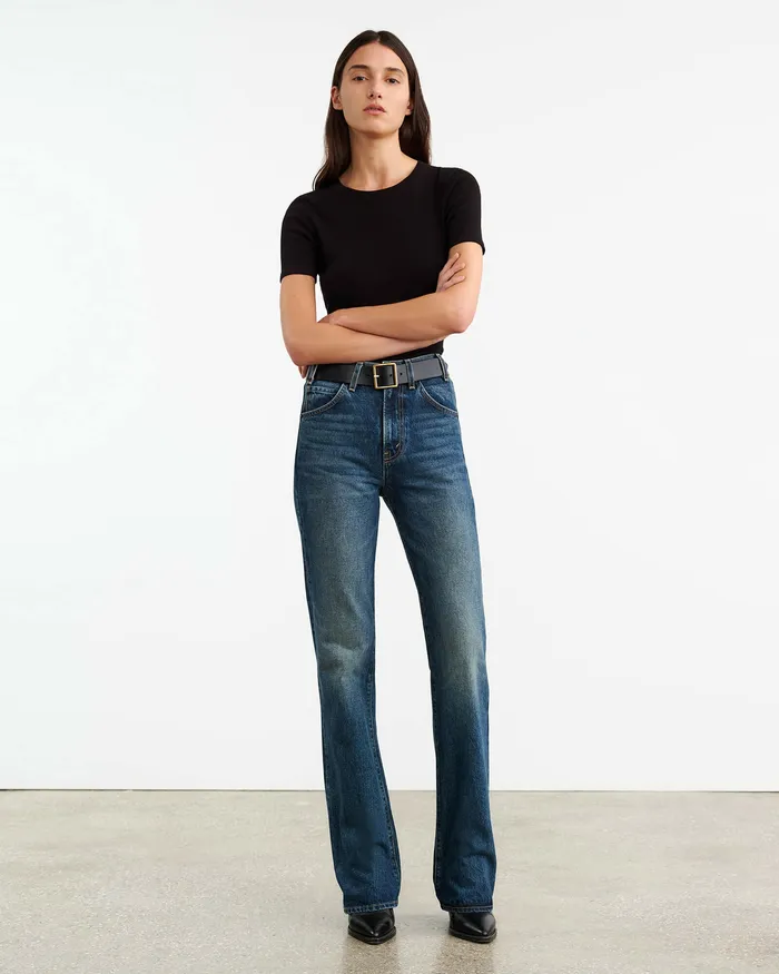 Women Tees Nili Lotan ELIN TEE Black