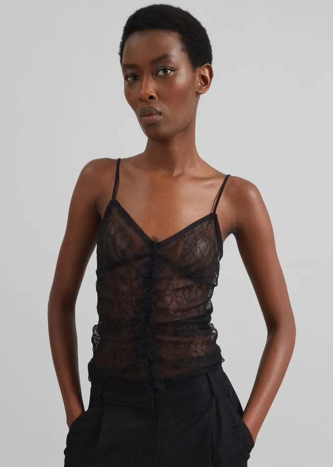 Women The Garment Dream Top 8211 Black The Frankie Shop Tops