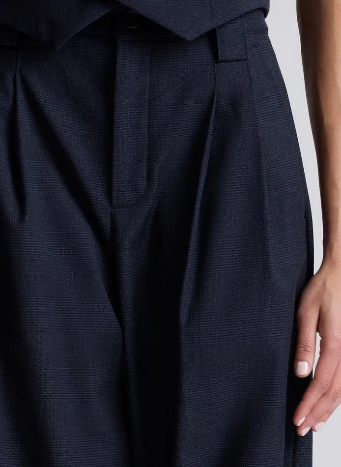 Women Tommy II Plaid Pant Navyblack ALC Bottoms
