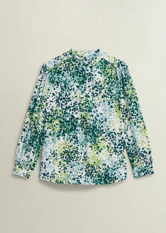 Women Tops Hobbs Beatrix Blouse Ivory Multi