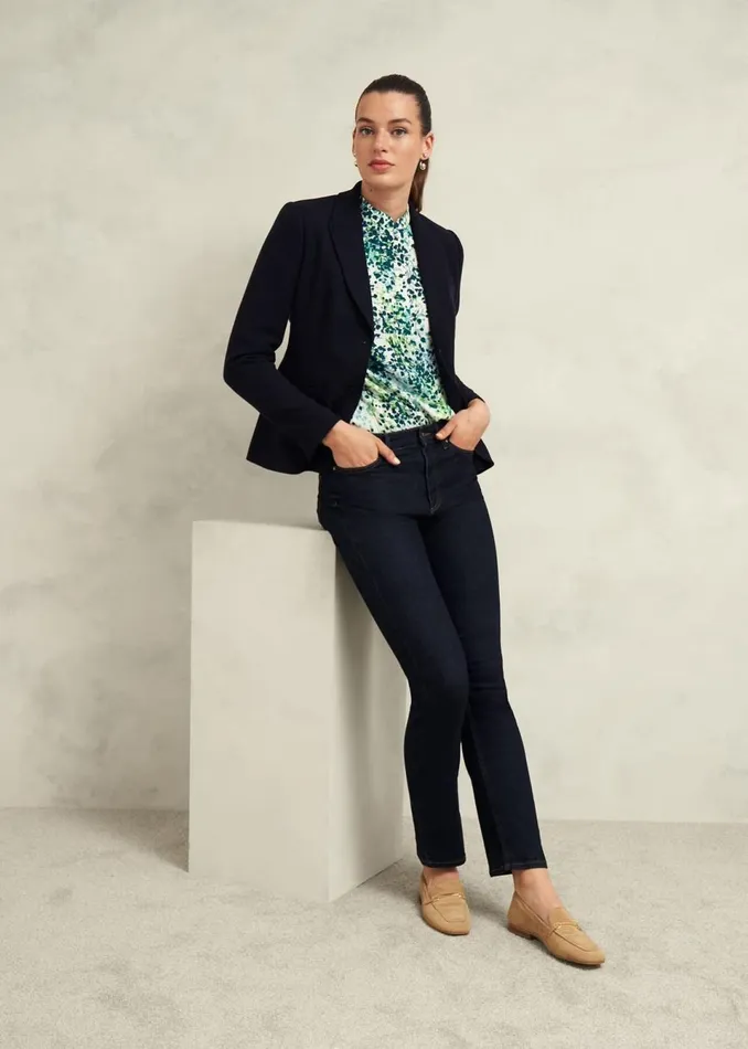 Women Tops Hobbs Beatrix Blouse Ivory Multi