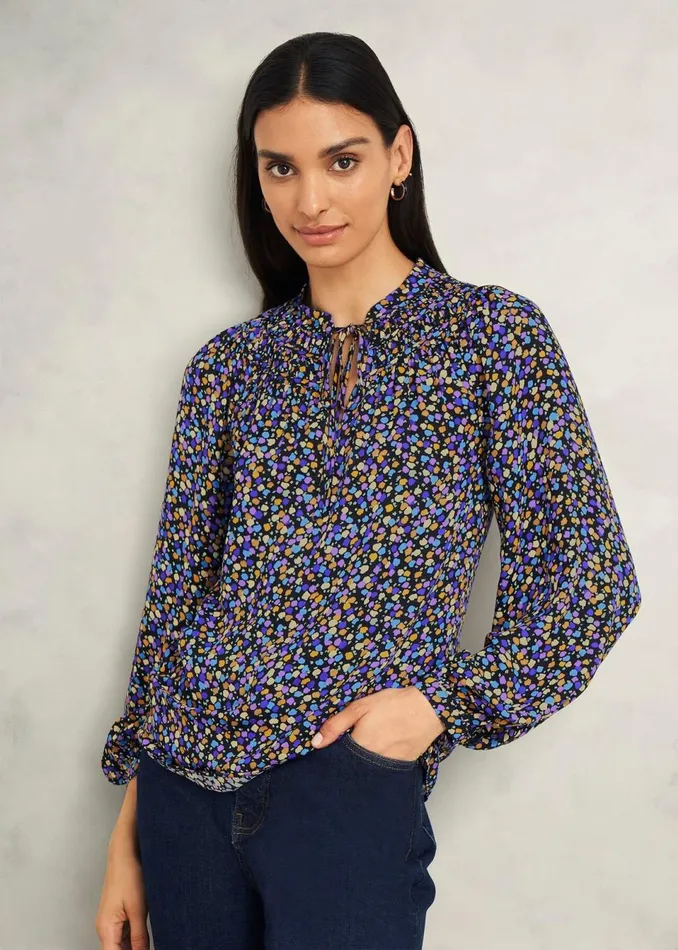 Women Tops Hobbs Dorfold Blouse Multi