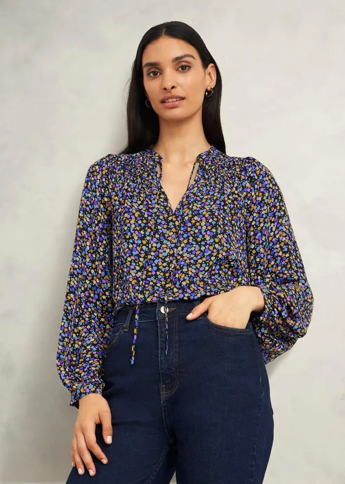 Women Tops Hobbs Dorfold Blouse Multi