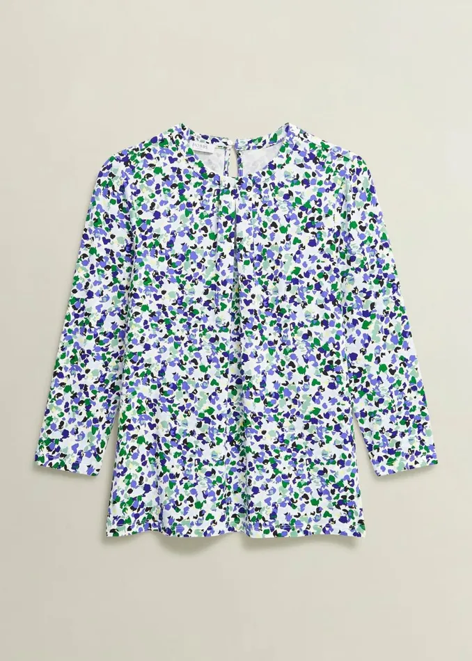 Women Tops Hobbs Julia Printed Top Floral Multi