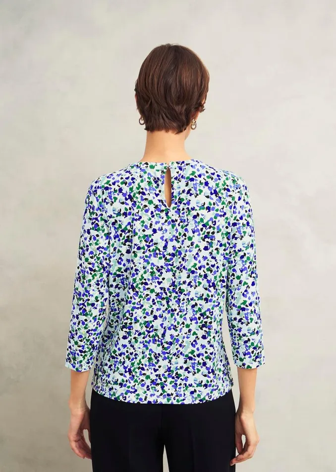 Women Tops Hobbs Julia Printed Top Floral Multi