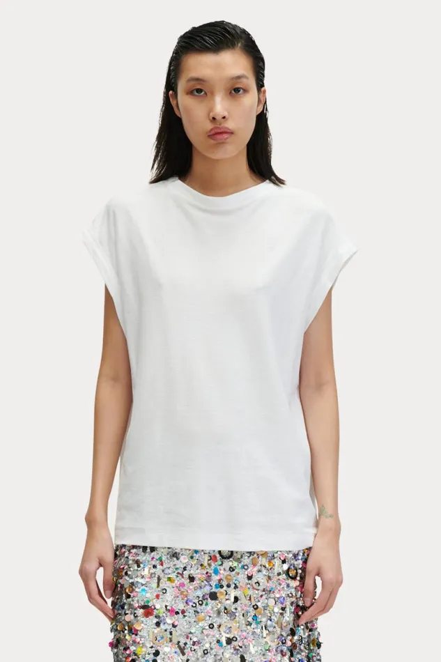 Women Tops Rachel Comey Bloom Tee White