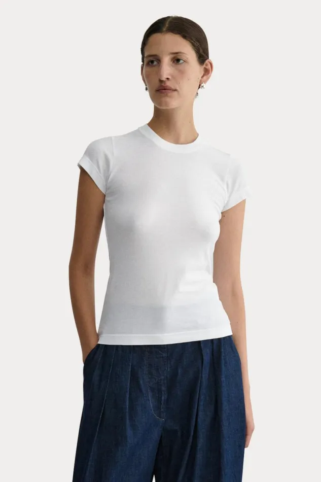 Women Tops Rachel Comey Bloom Tee White Women Tops Rachel Comey Bloom Tee White