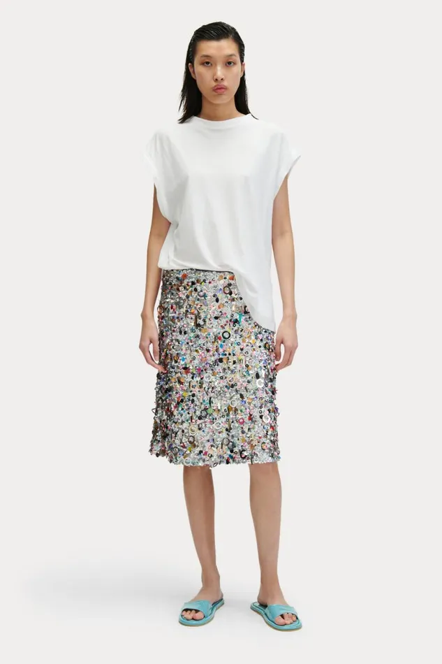 Women Tops Rachel Comey Bloom Tee White Women Tops Rachel Comey Bloom Tee White