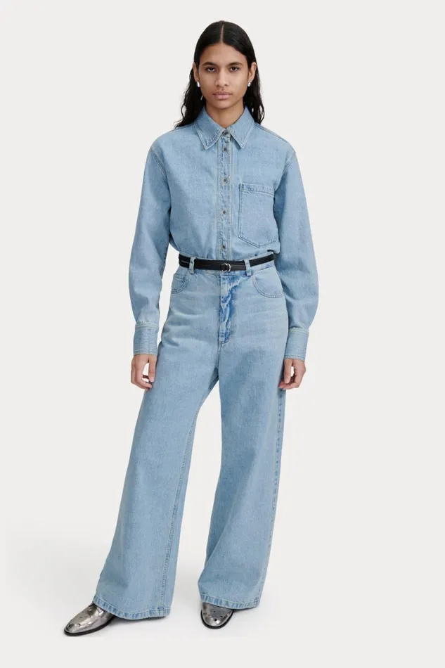 Women Tops Rachel Comey Riera Shirt Celeste