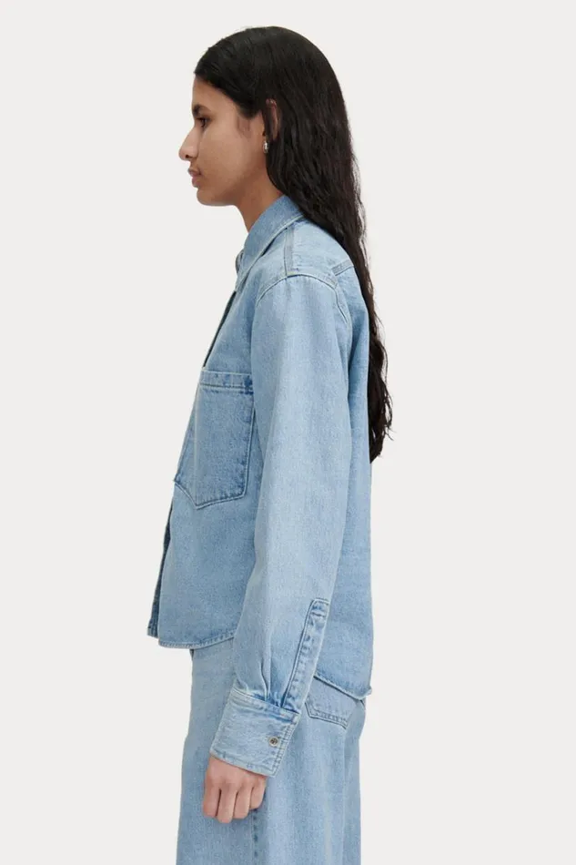 Women Tops Rachel Comey Riera Shirt Celeste