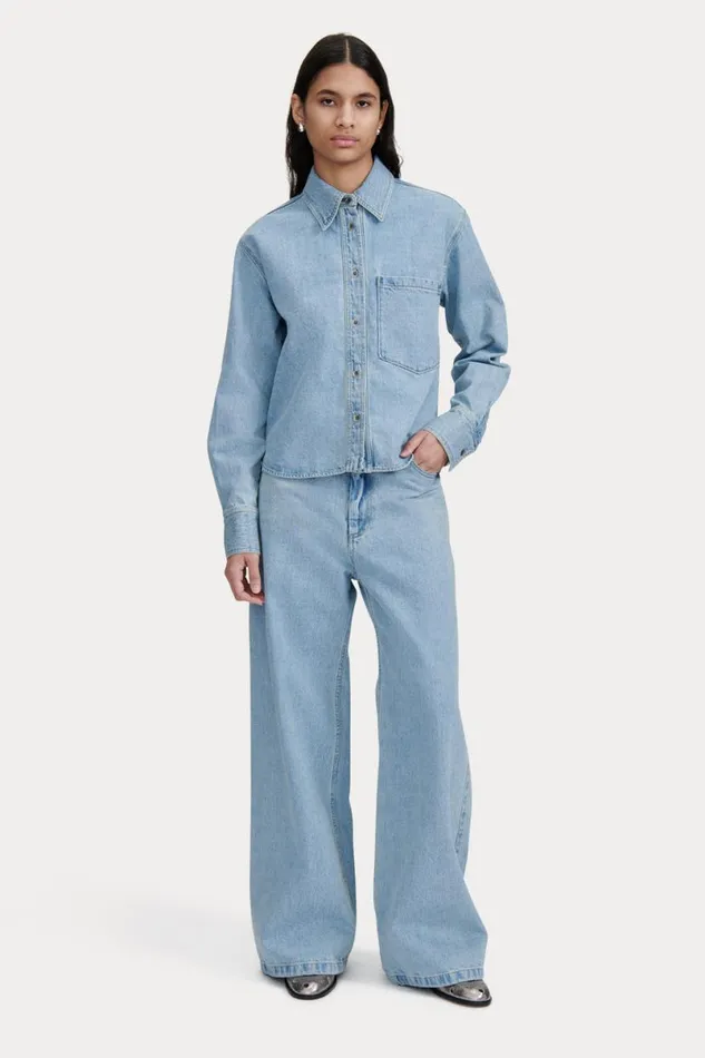 Women Tops Rachel Comey Riera Shirt Celeste