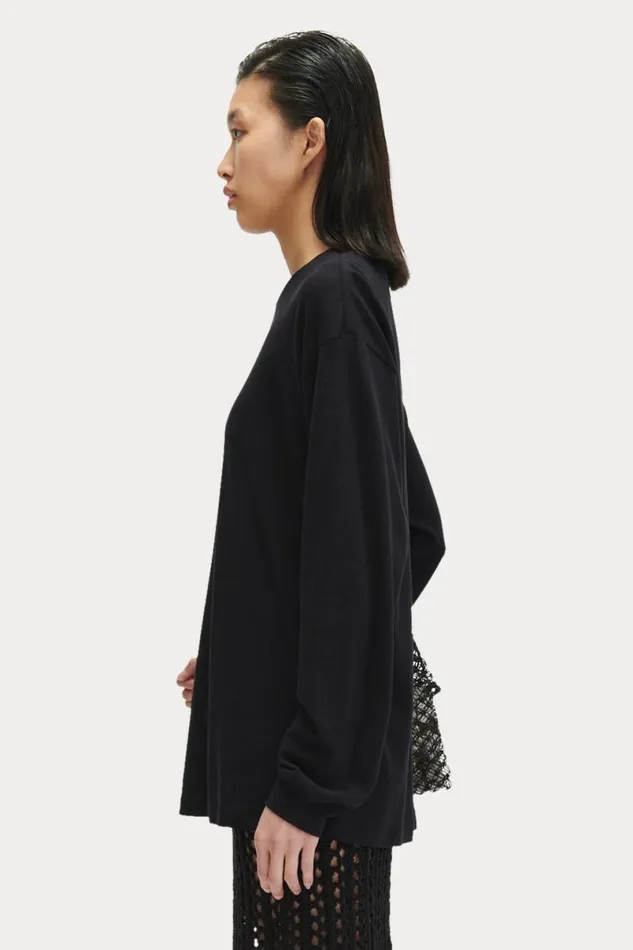 Women Tops Rachel Comey Shokan Tee Black Women Tops Rachel Comey Shokan Tee Black