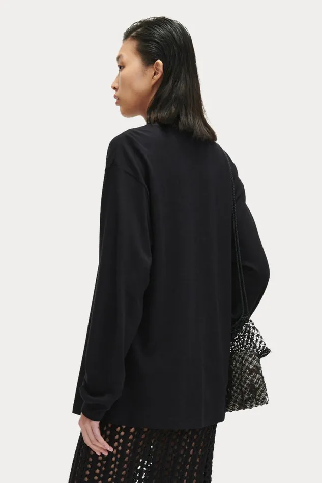 Women Tops Rachel Comey Shokan Tee Black Women Tops Rachel Comey Shokan Tee Black