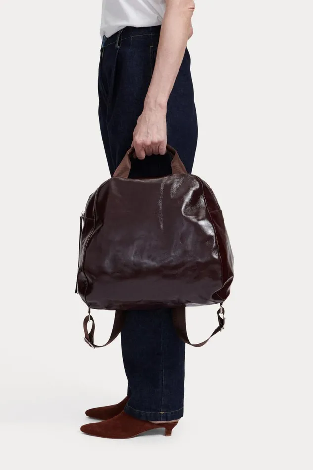 Women Totes Rachel Comey Lynnbrook Backpack Cherry Women Totes Rachel Comey Lynnbrook Backpack Cherry