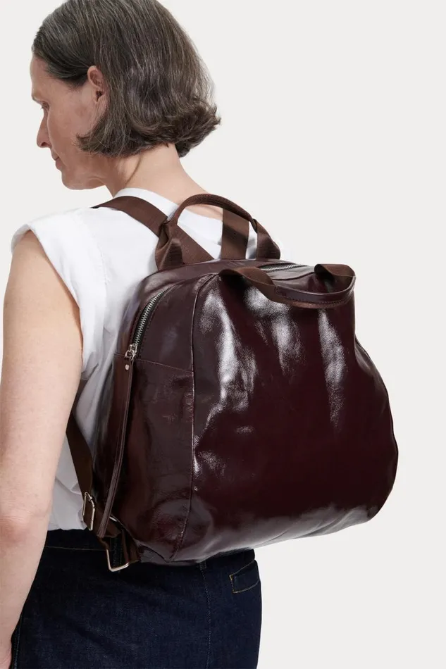 Women Totes Rachel Comey Lynnbrook Backpack Cherry Women Totes Rachel Comey Lynnbrook Backpack Cherry