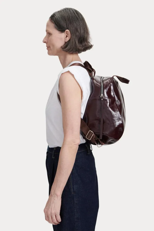 Women Totes Rachel Comey Lynnbrook Backpack Cherry Women Totes Rachel Comey Lynnbrook Backpack Cherry
