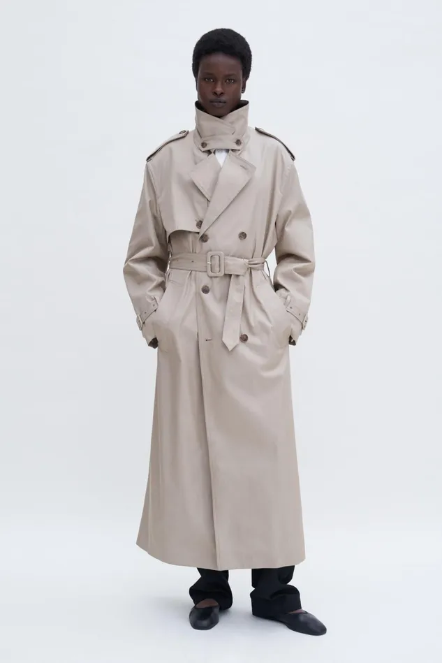 Women Trench Coat Khaki Beige Filippa K Outerwear