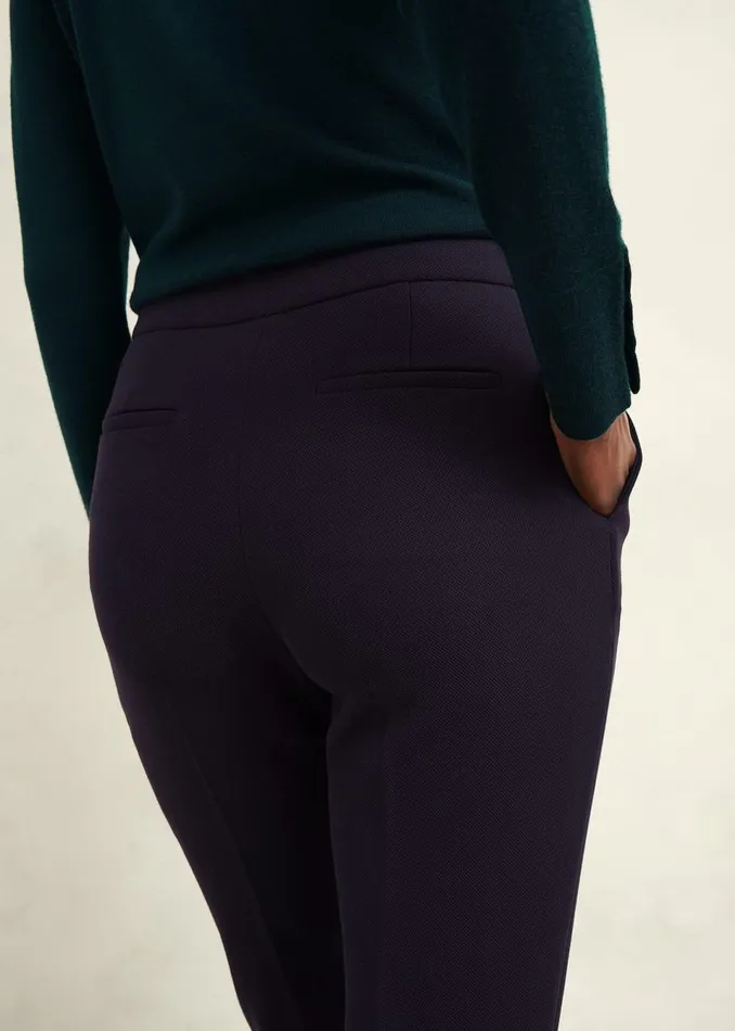 Women Trousers Hobbs Aly Slim Trousers Navy