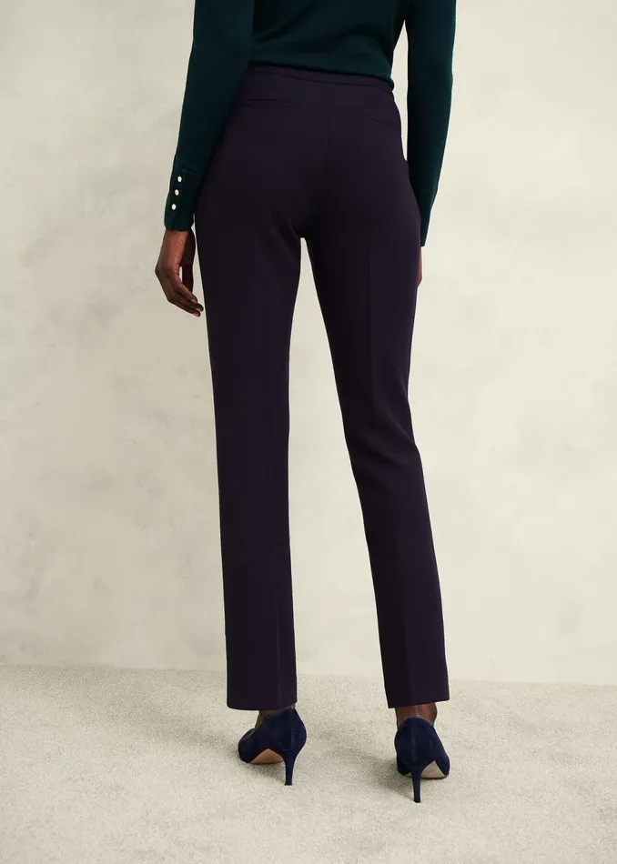 Women Trousers Hobbs Aly Slim Trousers Navy