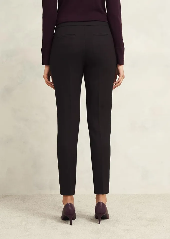 Women Trousers Hobbs Petite Mia Slim Trousers Black