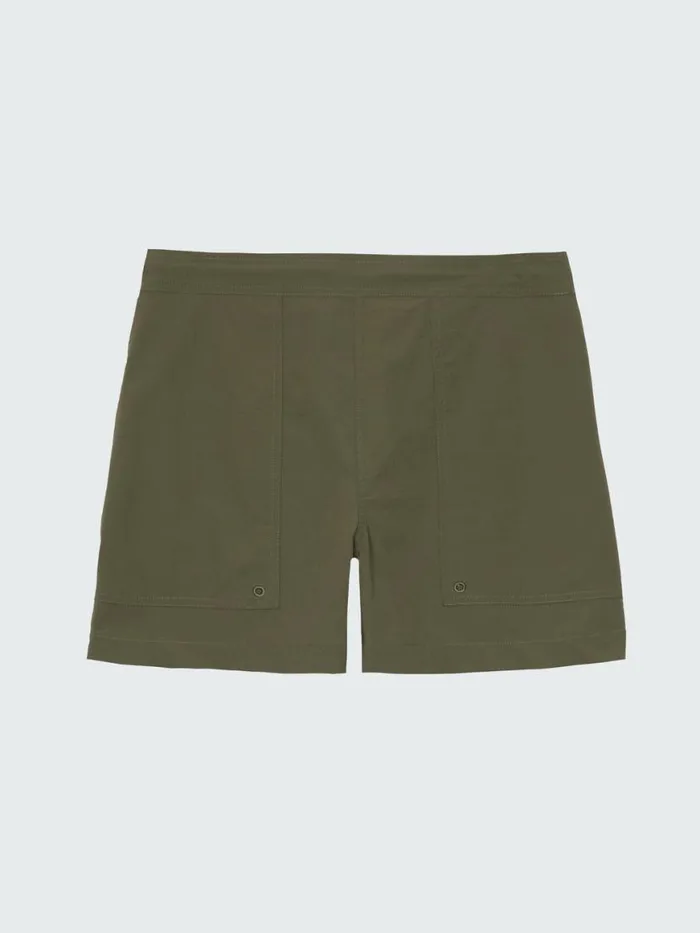 Women Walker Hybrid Shorts Olive Finisterre Swimwear and Bikinis