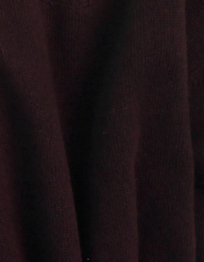 Women Women Classic Merino Wool Crew Oxblood Red Colorful Standard Knit Sweaters