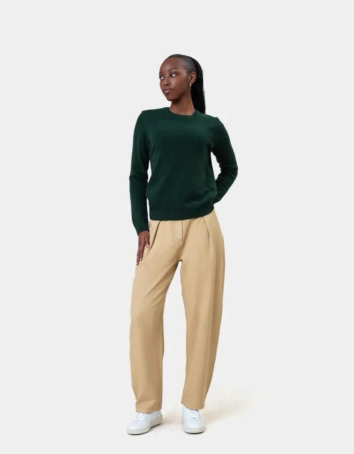 Women Women Classic Merino Wool Crew Purple Haze Colorful Standard Knit Sweaters