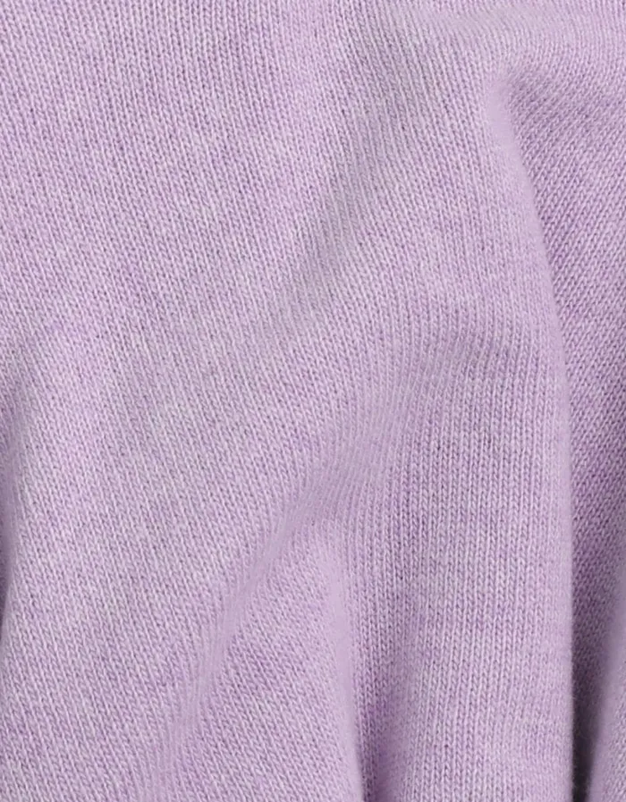 Women Women Classic Merino Wool Crew Soft Lavender Colorful Standard Knit Sweaters